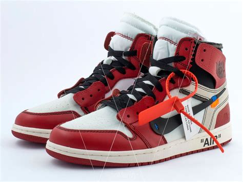 nike air jordan 1 chicago off white fake|jordan 1 off white check.